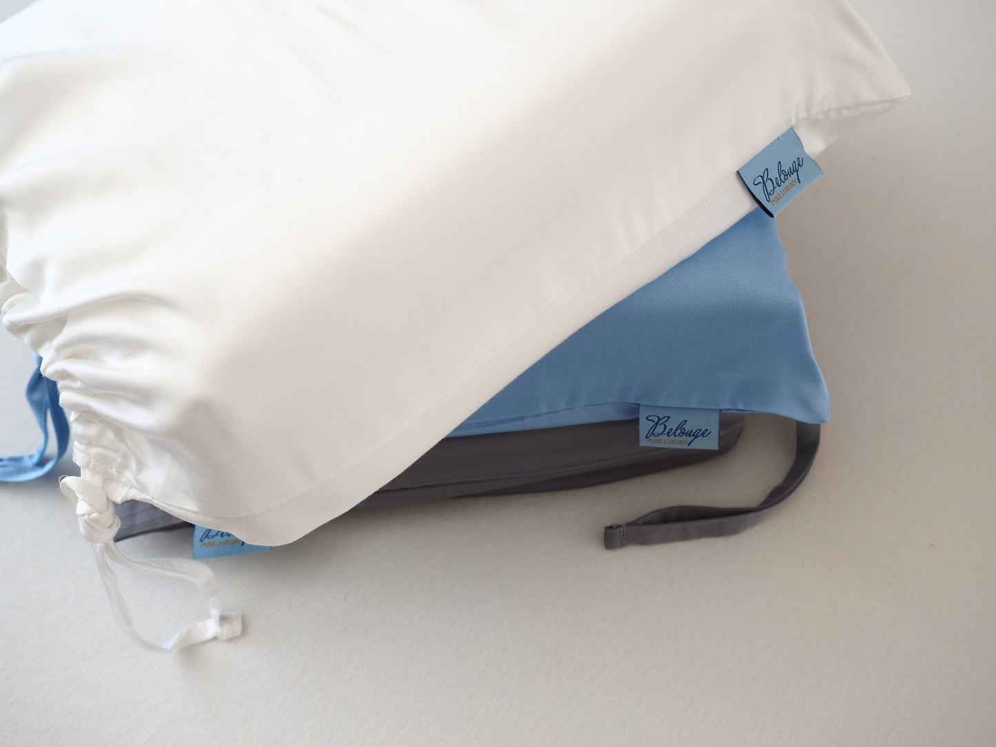 Kopfkissenbezug Bambus-Lyocell: Weiß