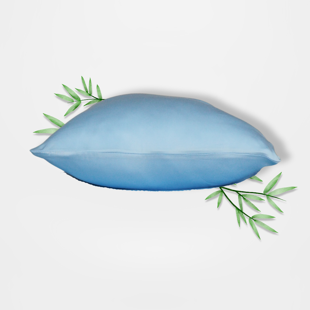 Kopfkissenbezug Bambus-Lyocell Hellblau